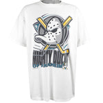 NHL (Salem) - Mighty Ducks of Anaheim T-Shirt 1993 X-Large Vintage Retro Hockey