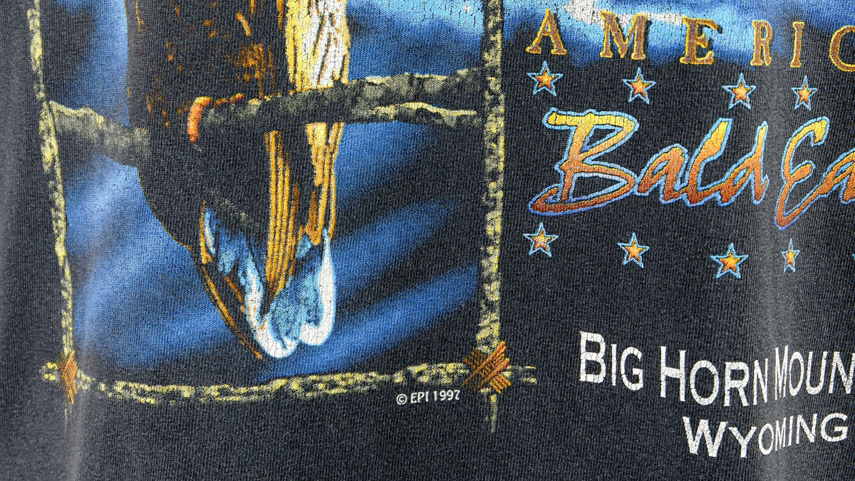 Vintage - Bald Eagle, Big Horn Wyoming T-Shirt 1992 Large Vintage Retro
