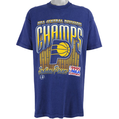 NBA (Salem) - Indiana Pacers, Central Division Champs T-Shirt 1995 X-Large