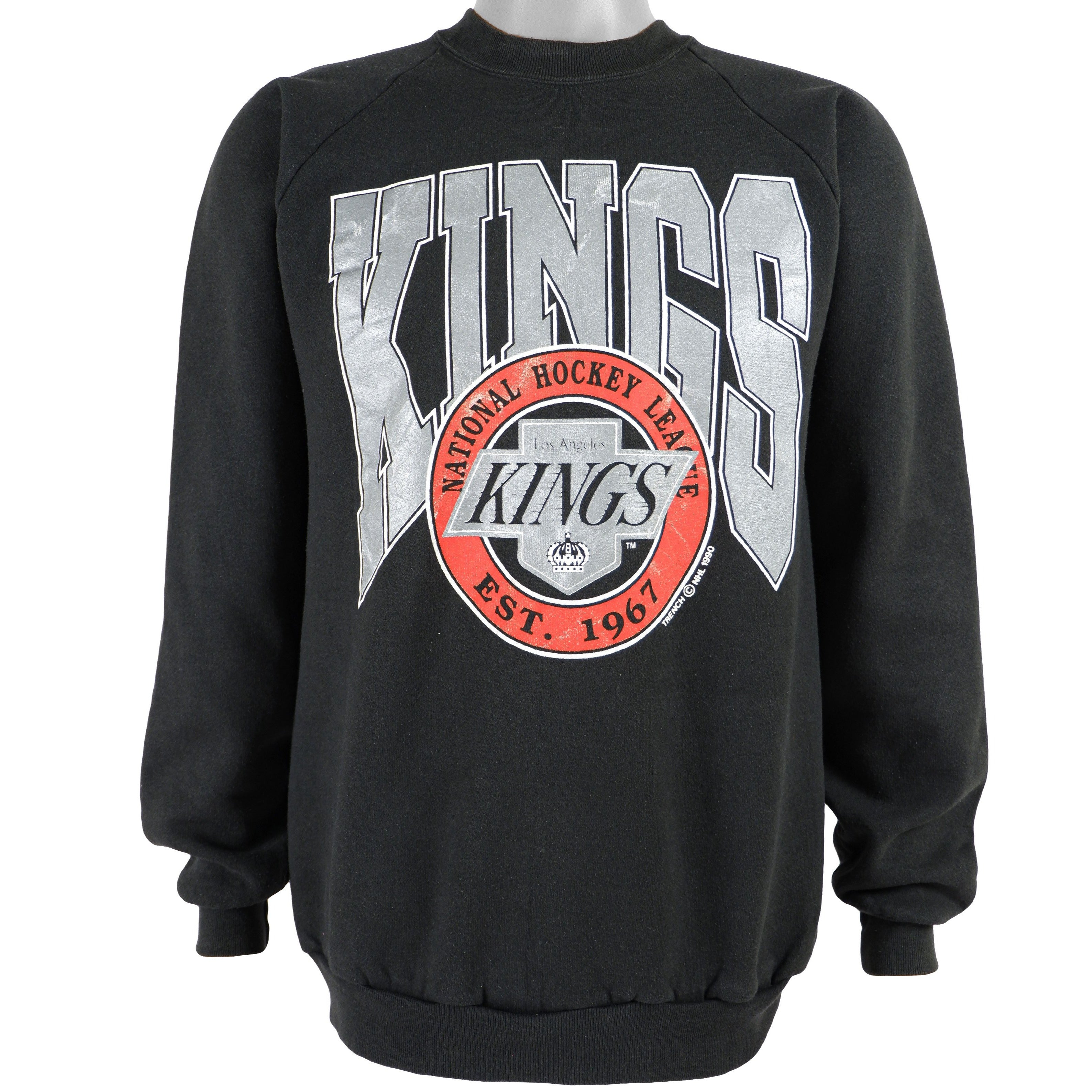 SOLD Vintage 90s Sweatshirt LA Kings Hockey Embroidery