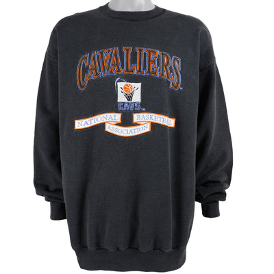 NBA (Logo Athletic) - Cleveland Cavaliers Crew Neck Sweatshirt 1990s Large