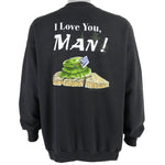 Budweiser (Lee) - Spell Out Crew Neck Sweatshirt 1990s X-Large