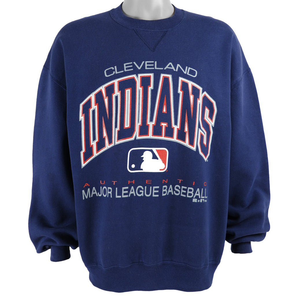 MLB (Russel Athletic) - Cleveland Indians Deadstock Sweatshirt 1996 X-Large Vintage Retro Baseball