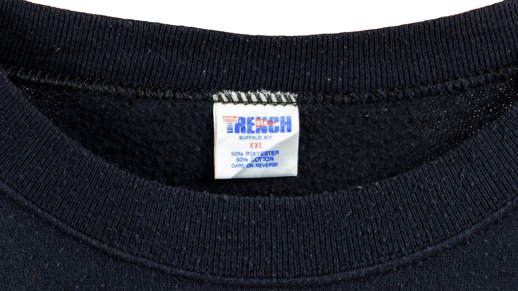 NFL (Trench) - Buffalo Bills Crew Neck Sweatshirt 1992 X-Large Vintage Retro Football 