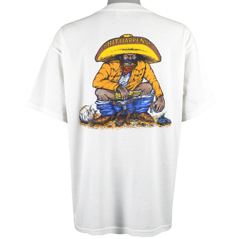 Vintage - White Puerto Vallarta, Mexico T-Shirt 2000 Large Vintage Retro