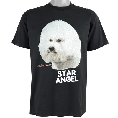 Vintage (Best) - Star Angel, Bichon Frise T-Shirt 1990s Large