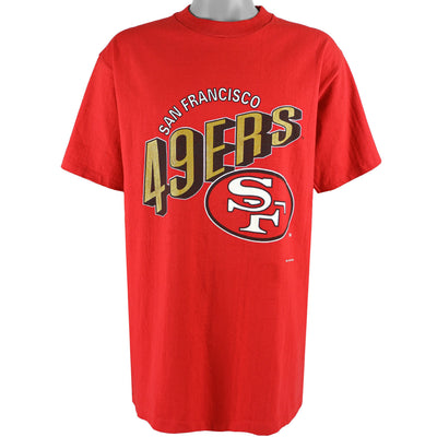 NFL (Nutmeg) - San Francisco 49ers Spell-Out T-Shirt 1994 X-Large