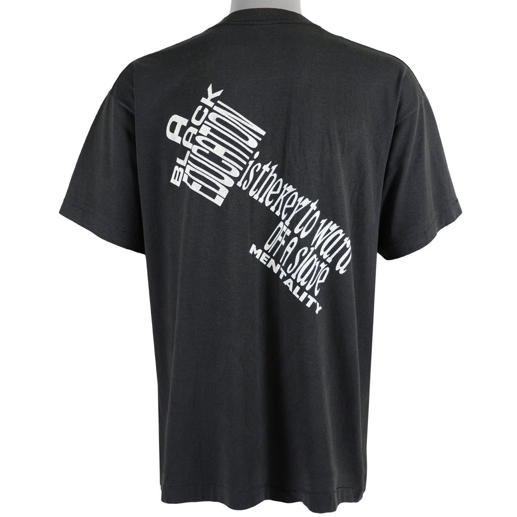 Vintage - Unlock Young Minds, Save Black Colleges T-Shirt 1990s X-Large Vintage Retro