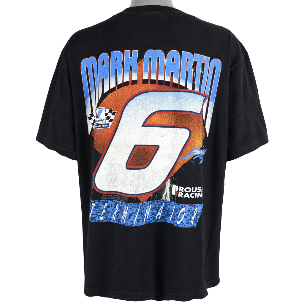Vintage - Mark Martin Terminator Spell-Out T-Shirt 1990s X-Large Vintage Retro
