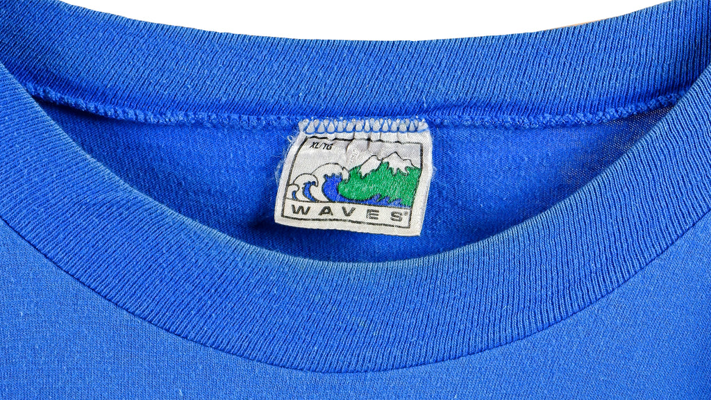 MLB (Waves) - Toronto Blue Jays Spell-Out T-shirt 1993 X-Large Vintage Retro Baseball