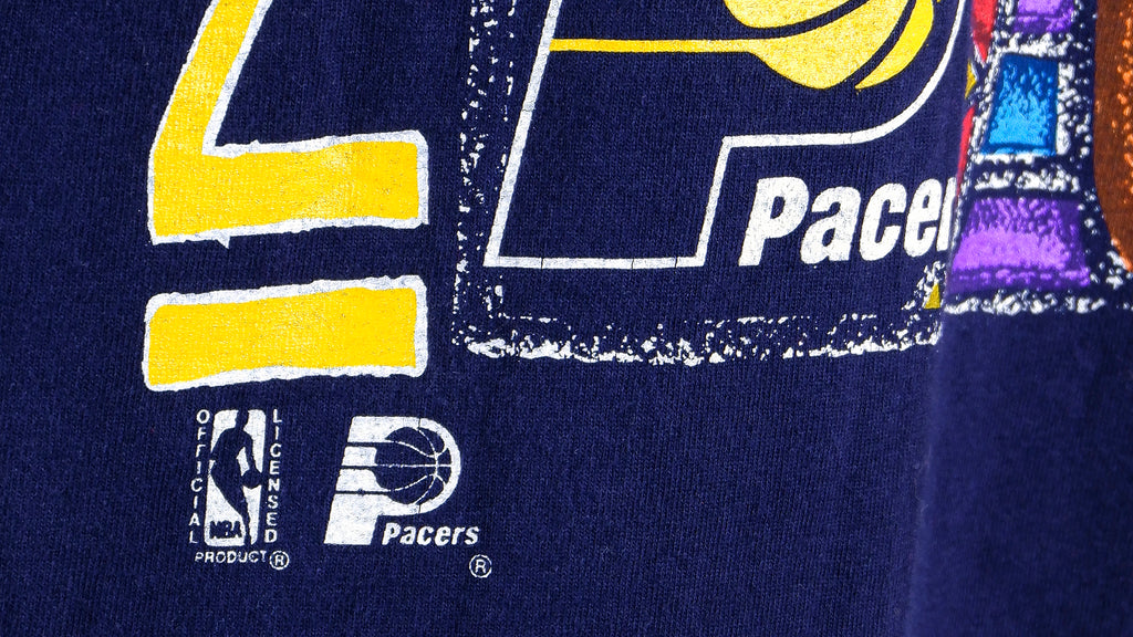NBA (Logo 7)- Indiana Pacers Deadstock T-Shirt 1990s Large Vintage Retro Basketball