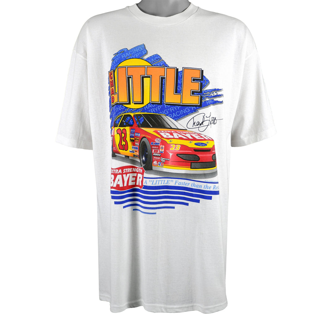 NASCAR (Hanes) - Chad Little #23 Deadstock T-Shirt 1990s X-Large Vintage Retro