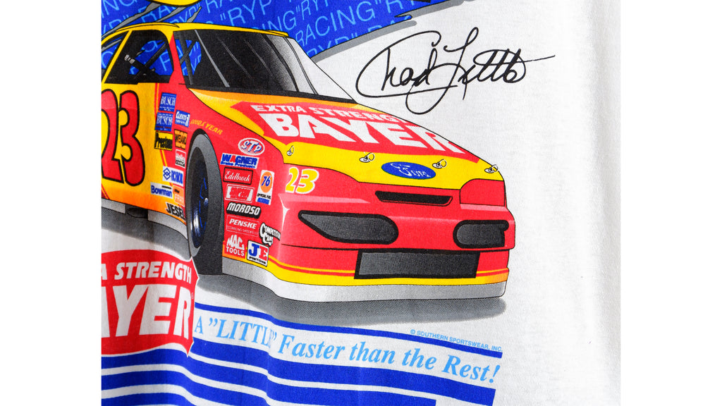 NASCAR (Hanes) - Chad Little #23 Deadstock T-Shirt 1990s X-Large Vintage Retro