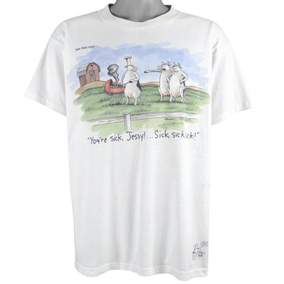 Vintage (The Far Side) - You're Sick, Jessy! Gary Larson Single Stitch T-Shirt 1981 Large
