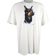 Vintage (Jerzees) - Doberman by Jim Killen Deadstock T-Shirt 1990s X-Large Vintage Retro