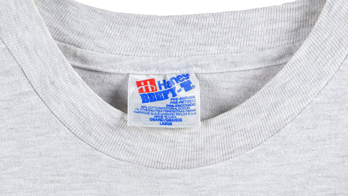 Vintage (Hanes) - Africa - Asia Elephants T-Shirt 1992 Large Vintage Retro