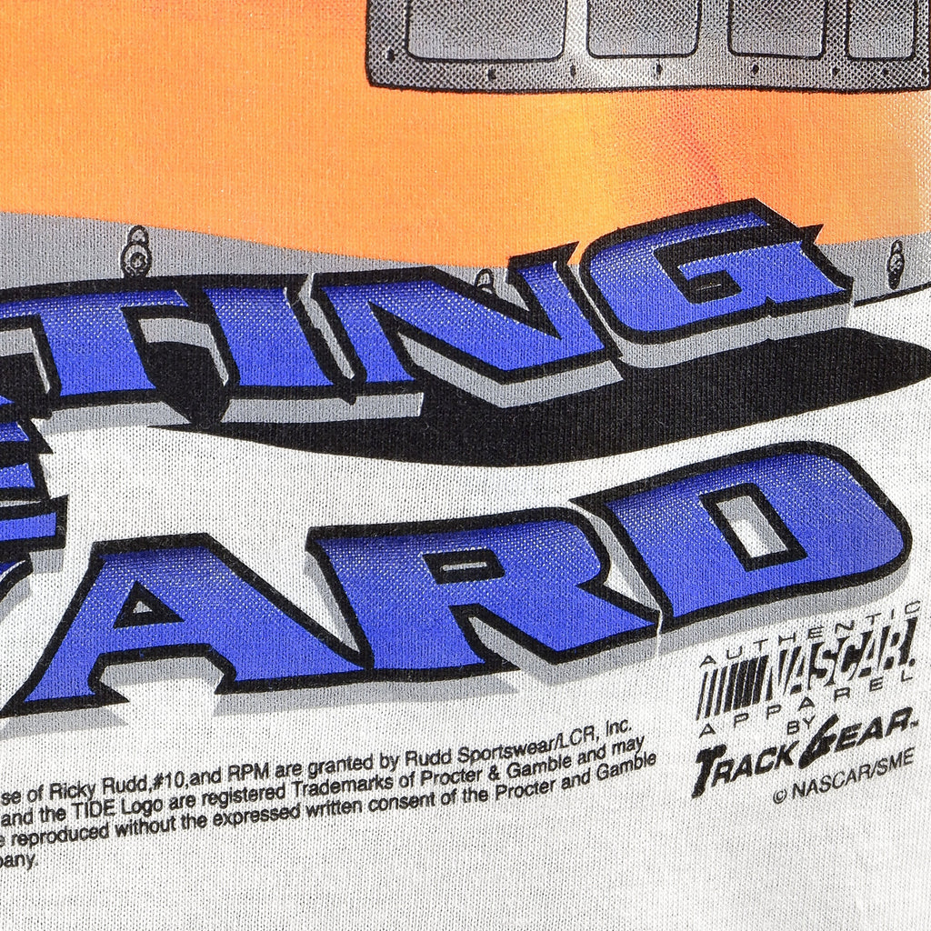 NASCAR (Track Gear) - Ricky Rudd Brickyard 400 Winner Deadstock T-Shirt 1997 Medium Vintage Retro