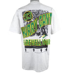 NASCAR (T-Shirt Express) - Harry Gant #33 Farewell Tour Deadstock T-Shirt 1994 Large Vintage Retro