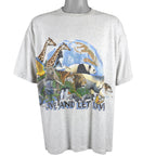 Vintage (Signal Sports) - Live and Let Live - Wildlife T-Shirt 1990s X-Large Vintage Retro