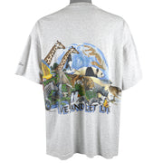 Vintage (Signal Sports) - Live and Let Live - Wildlife T-Shirt 1990s X-Large Vintage Retro
