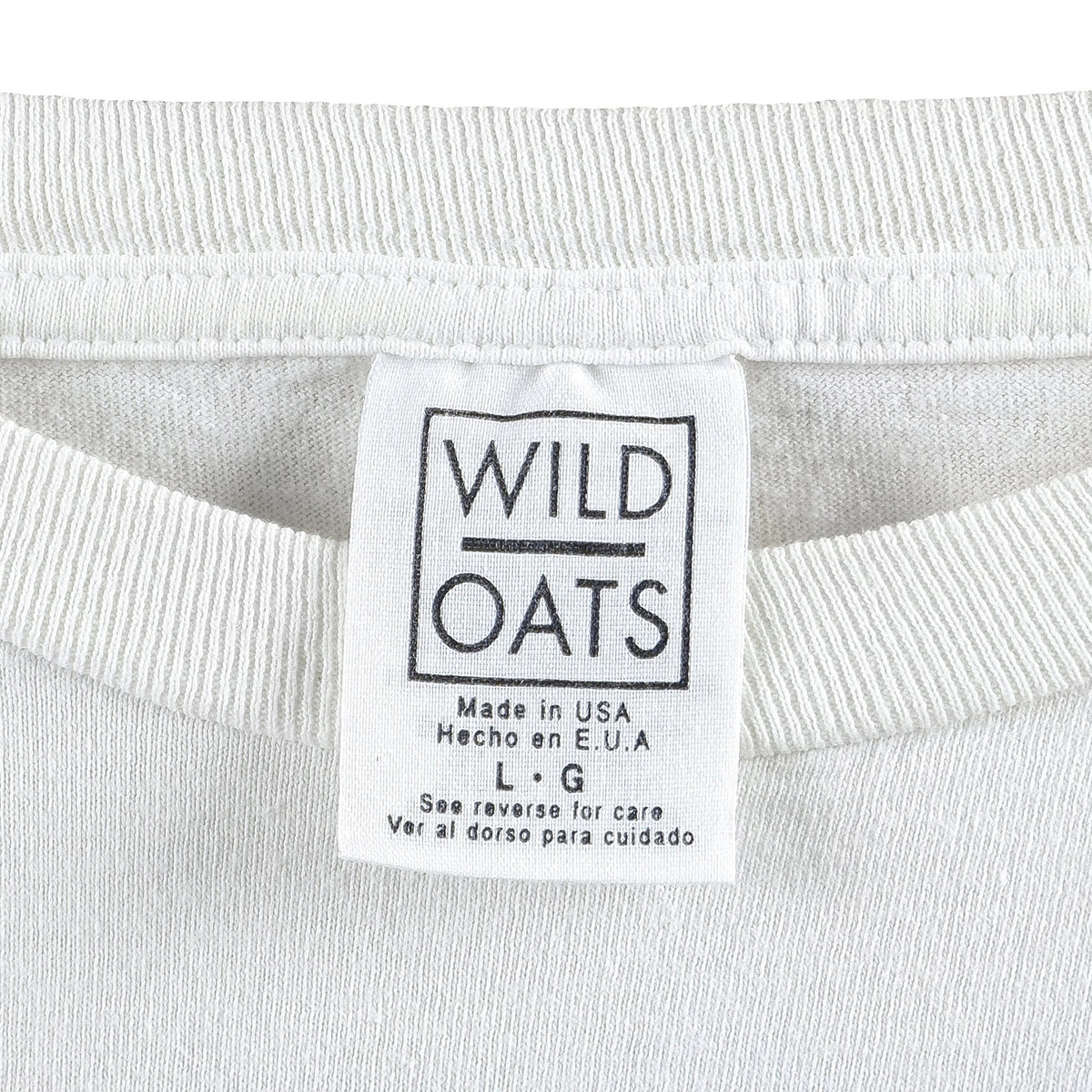 MLB (Wild Oats) - New York Yankees Spell-Out T-Shirt 1996 Large Vintage Retro Baseball