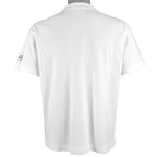 FILA - White Big Spell-Out T-Shirt 1990s Medium Vintage Retro 