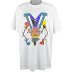 Vintage (H.L. Miller) - Hard Rock Cafe, 5th Anniversary, Osaka Deadstock T-Shirt 1990s X-Large Retro