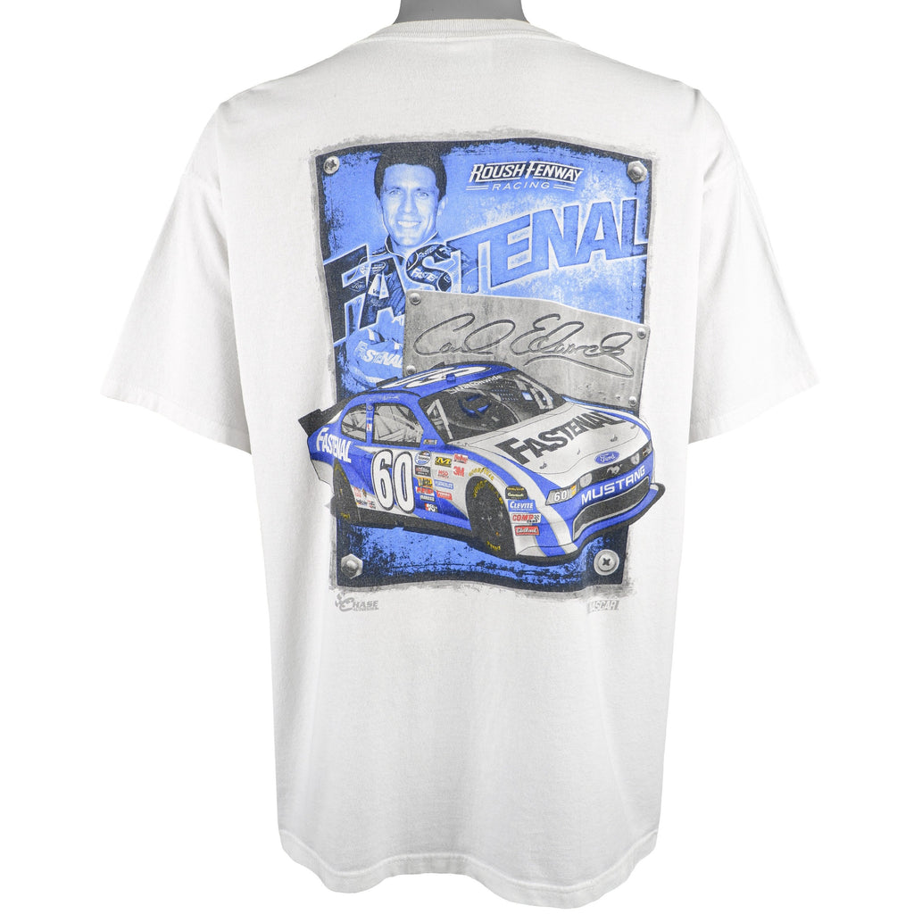 NASCAR (Chase) - Carl Edward - Fastenal Racing - Roush Racing Deadstock T-Shirt 2000s X-Large Vintage Retro