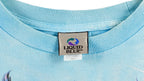 Vintage (Liquid Blue) - Blue Tie Dye Sea World T-Shirt 1990s X-Large Vintage Retro