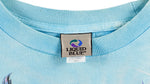 Vintage (Liquid Blue) - Blue Tie Dye Sea World T-Shirt 1990s X-Large Vintage Retro
