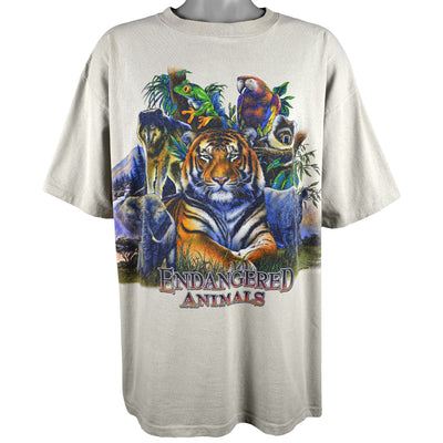 Vintage (Habitat) - Endangered Animals T-Shirt 1990s X-Large
