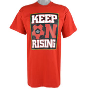 Vintage - Red Diamonds Spell-Out T-Shirt 1996 Large Vintage Retro Football
