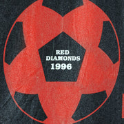 Vintage - Red Diamonds Spell-Out T-Shirt 1996 Large Vintage Retro Football