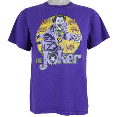 DC Comics - Purple The Joker T-Shirt 1990s Medium