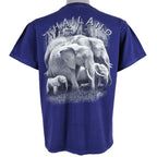Vintage (Super) - Thailand Elephants T-Shirt 1990s Large Vintage Retro
