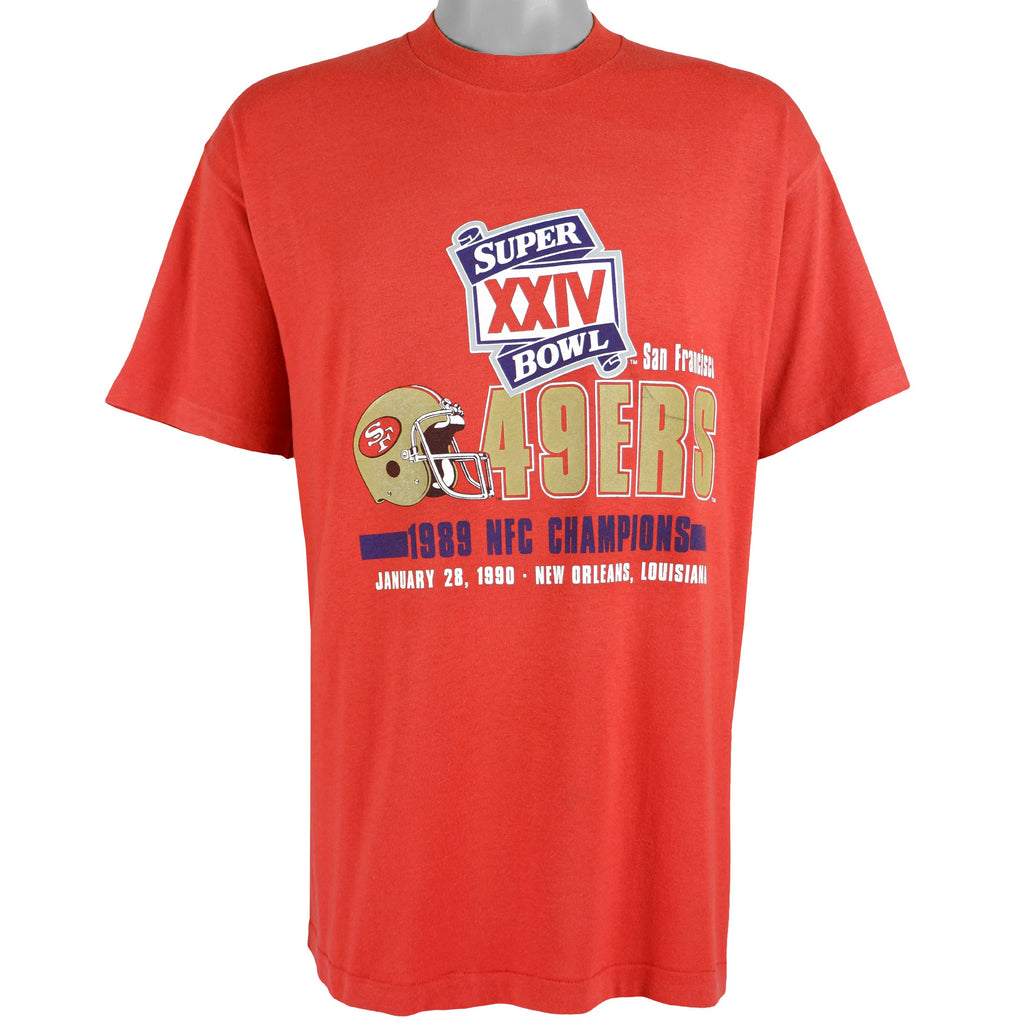 NFL (Trench)-  San Francisco 49ers T-Shirt 1990 X-Large Vintage Retro Football