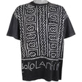Vintage (Hanes) - Black Bokolanfini Print T-Shirt 1992 X-Large Vintage Retro