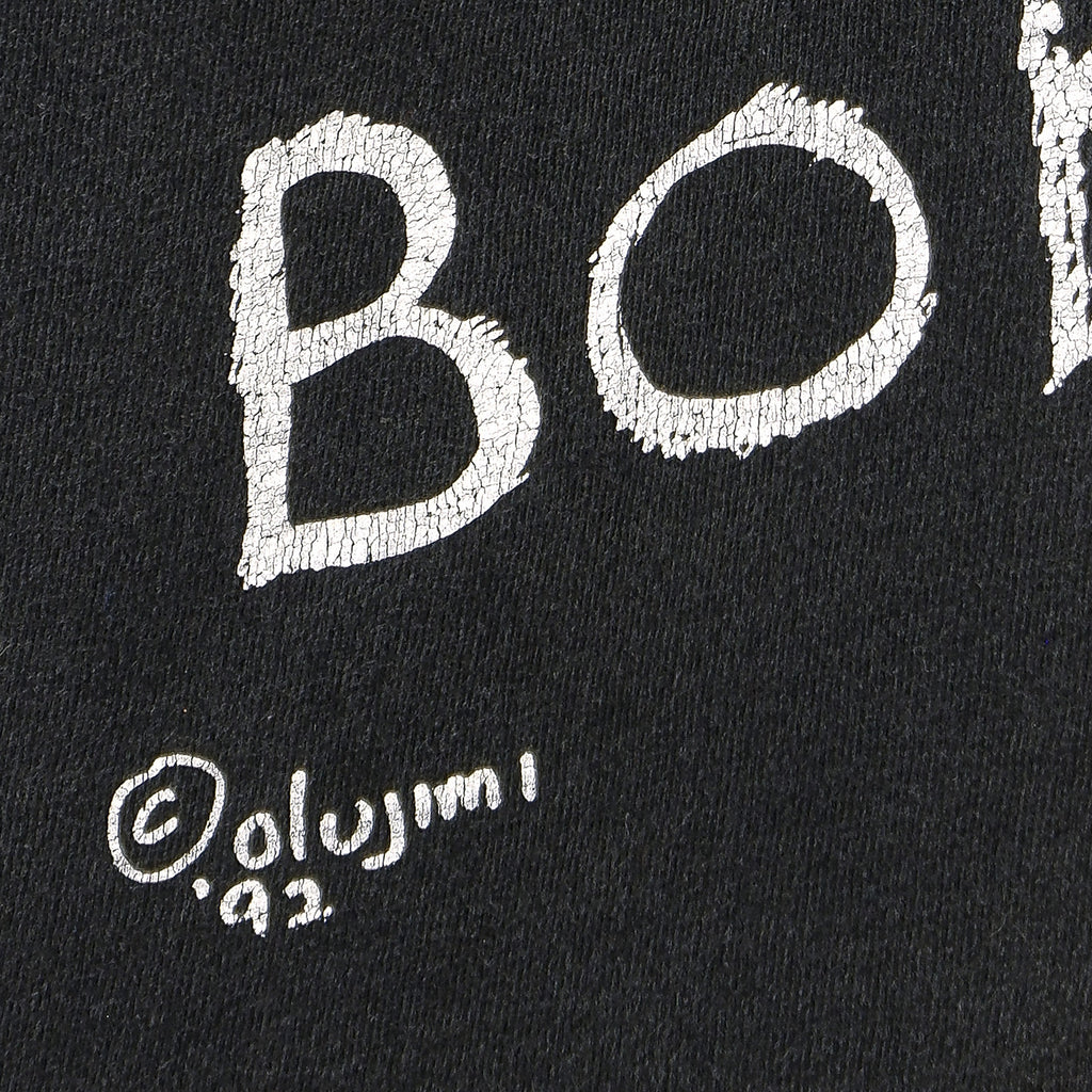 Vintage (Hanes) - Black Bokolanfini Print T-Shirt 1992 X-Large Vintage Retro