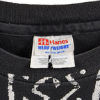 Vintage (Hanes) - Black Bokolanfini Print T-Shirt 1992 X-Large Vintage Retro