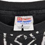 Vintage (Hanes) - Black Bokolanfini Print T-Shirt 1992 X-Large Vintage Retro