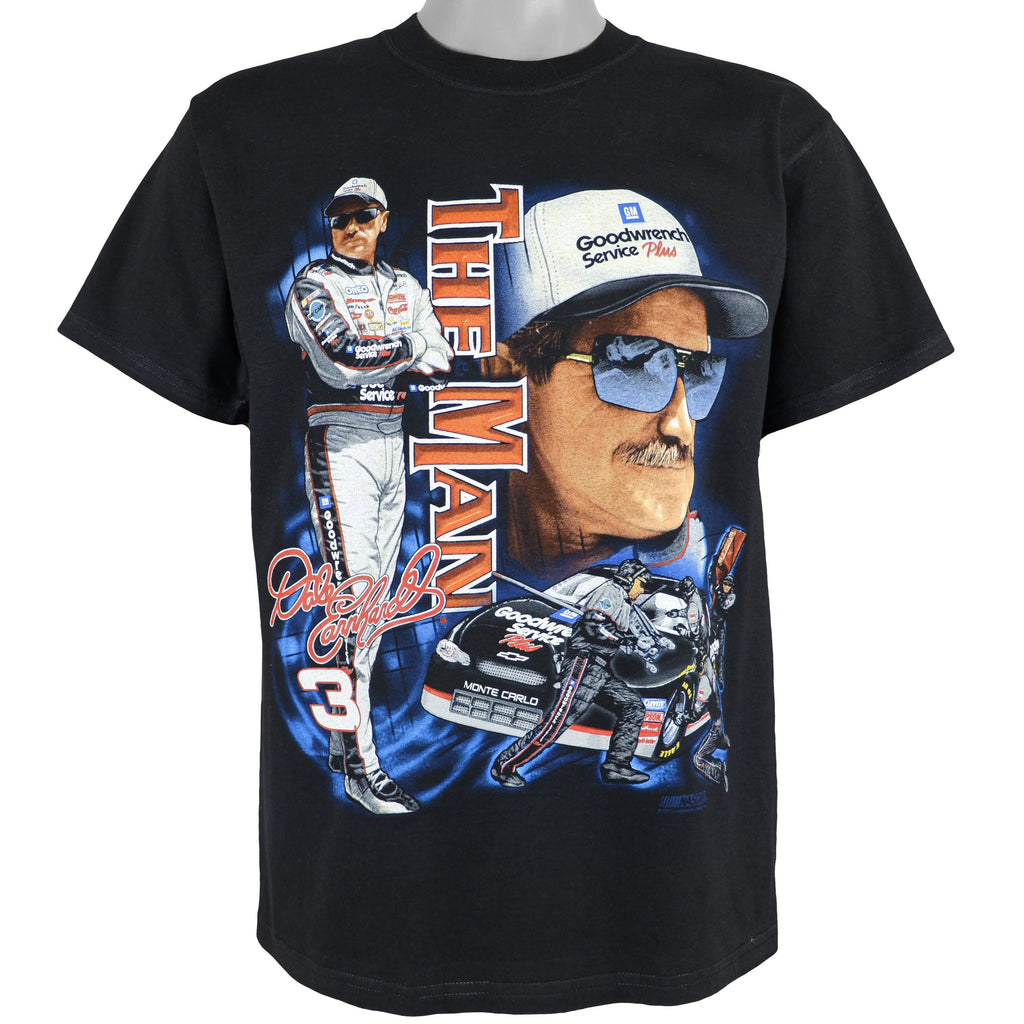 NASCAR (Chase) - Dale Earnhardt The Man Deadstock T-Shirt 1990s Medium Vintage Retro
