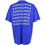 Umbro - Blue Big Logo & Spell-Out T-Shirt 1990s X-Large Vintage Retro