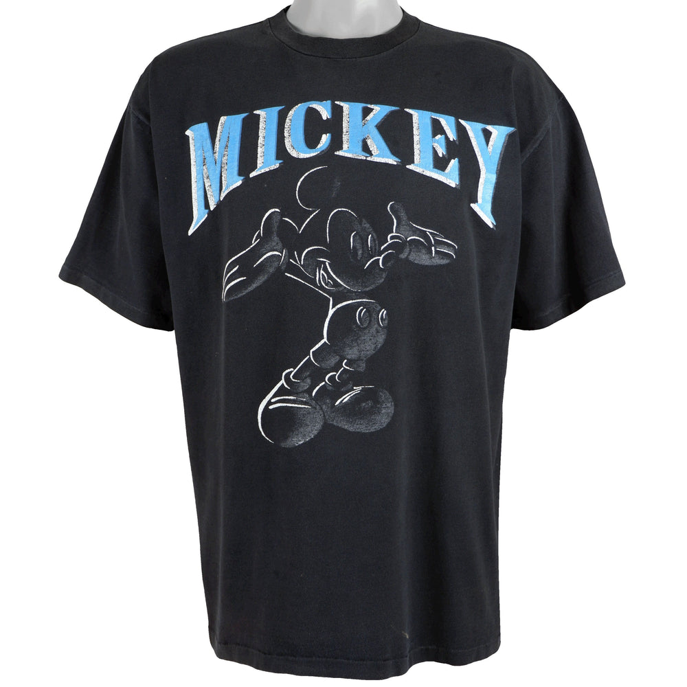 Disney - Mickey Mouse Spell-Out T-Shirt 1990s X-Large Vintage Retro
