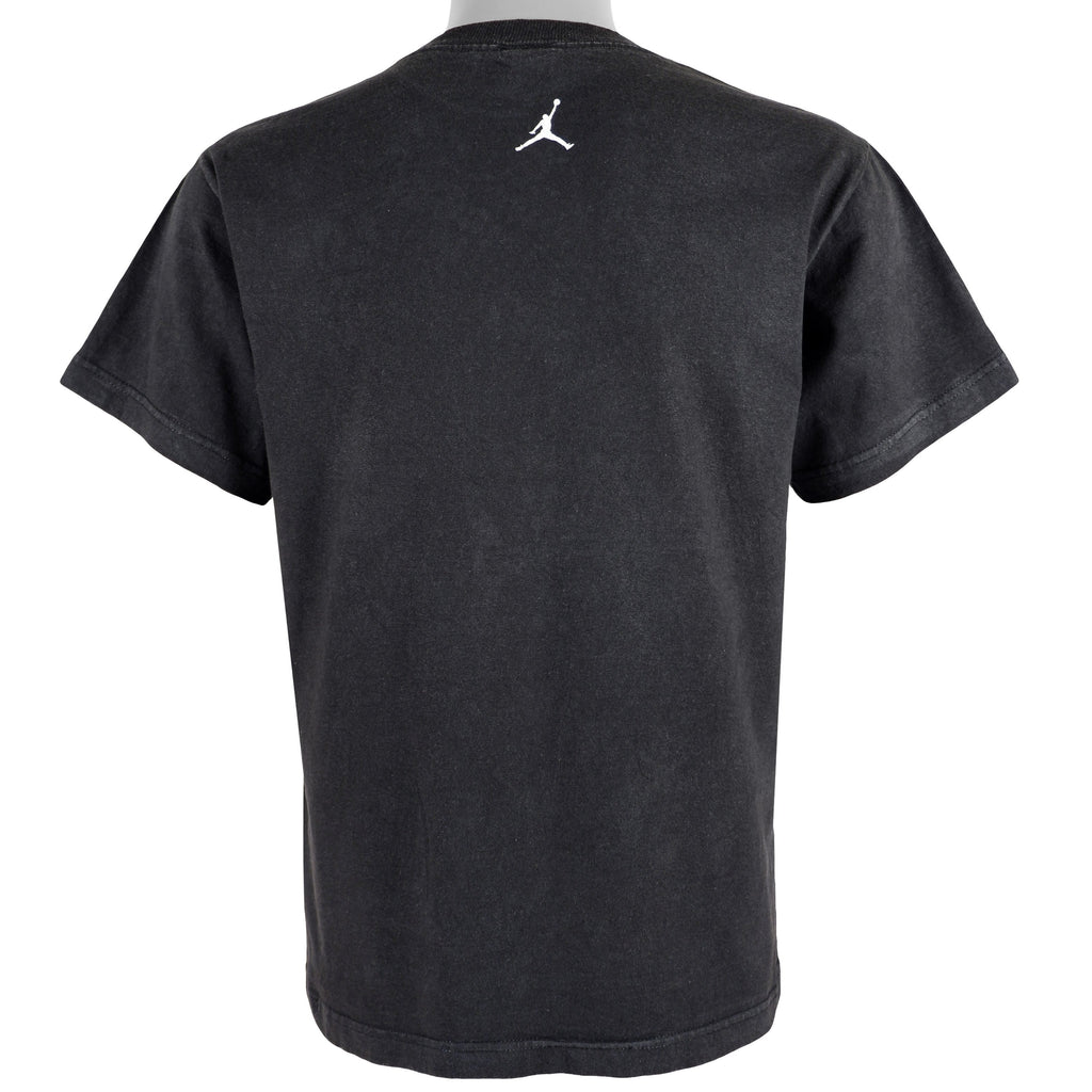 Jordan - Black Air Jordan T-Shirt 1990s Medium Vintage Retro