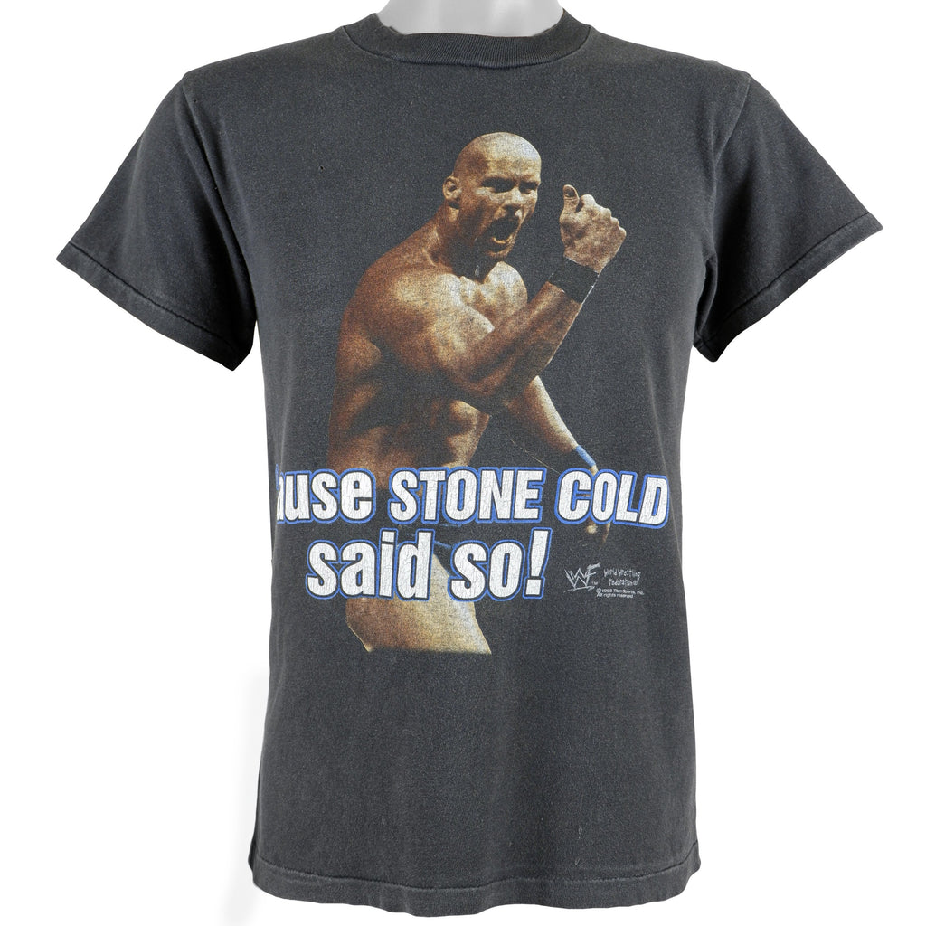 Vintage - Stone Cold Steve Austin in WWF T-Shirt 1998 Medium Vintage Retro