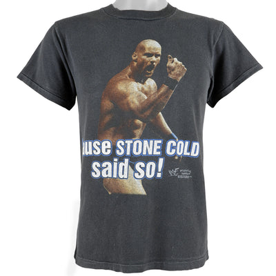 Vintage - Stone Cold Steve Austin in WWF T-Shirt 1998 Medium