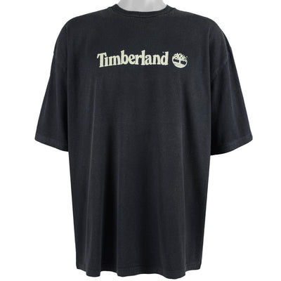 Timberland - Black Spell-Out T-Shirt 1990s X-Large