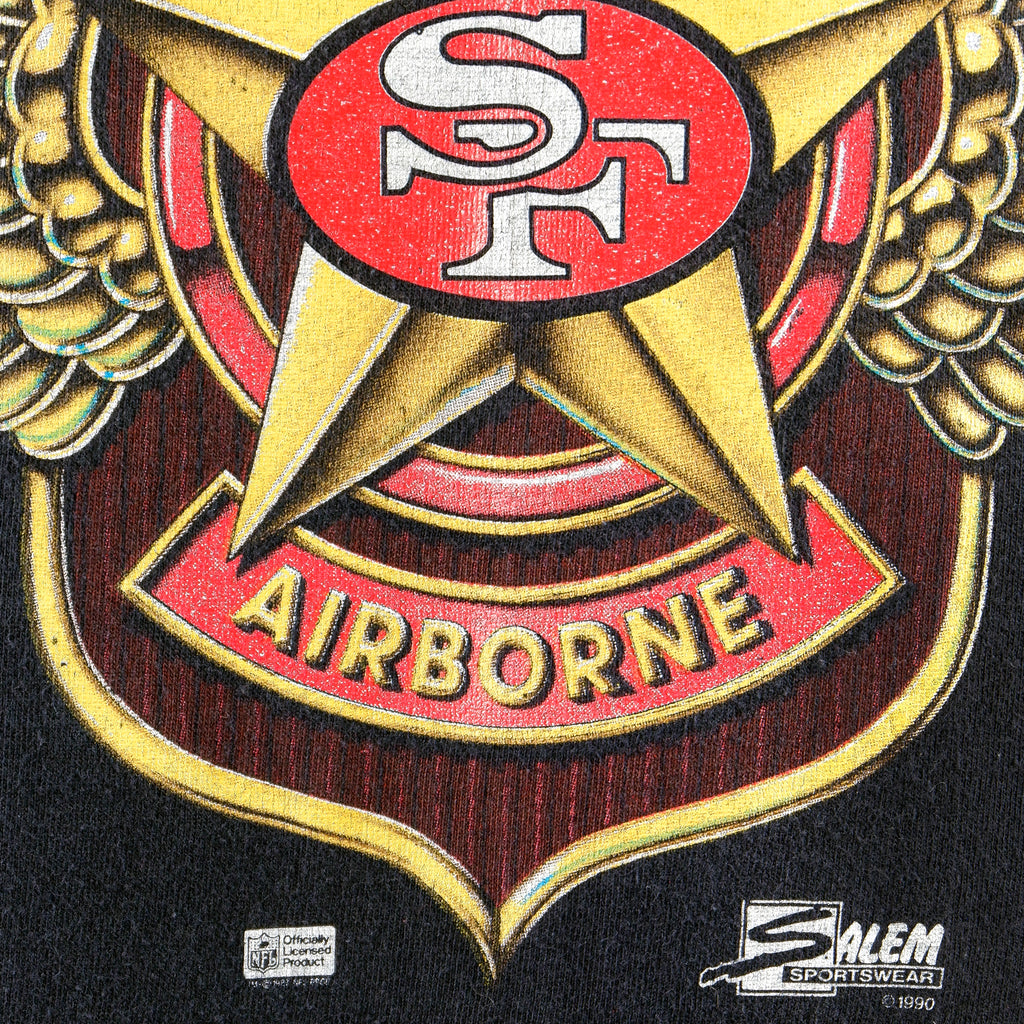 NFL (Salem) - San Francisco 49ers T-Shirt 1990 Large Vintage Retro Football