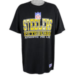 NFL (Russel Athletic) - Pittsburgh Steelers Spell-Out T-Shirt 1995 X-Large Vintage Retro Football