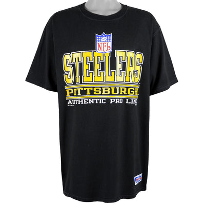 NFL (Russell Athletic) - Pittsburgh Steelers Spell-Out T-Shirt 1995 X-Large
